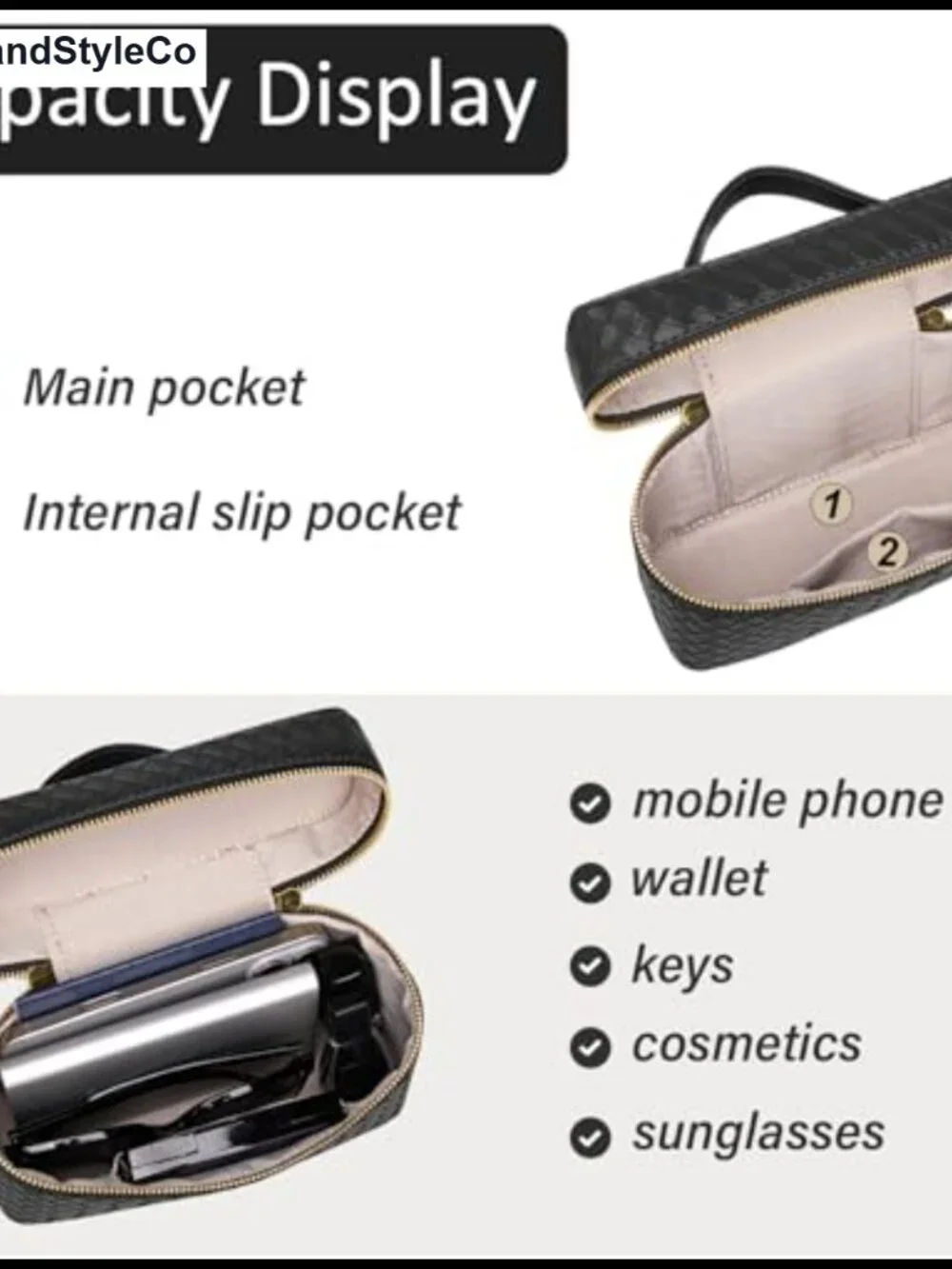 Mini Square Box Satchel PU Leather Crossbody Bag Detachable Strap Women